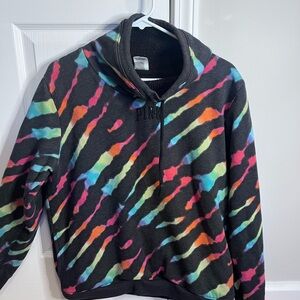 Victoria’s Secret rainbow zebra pullover